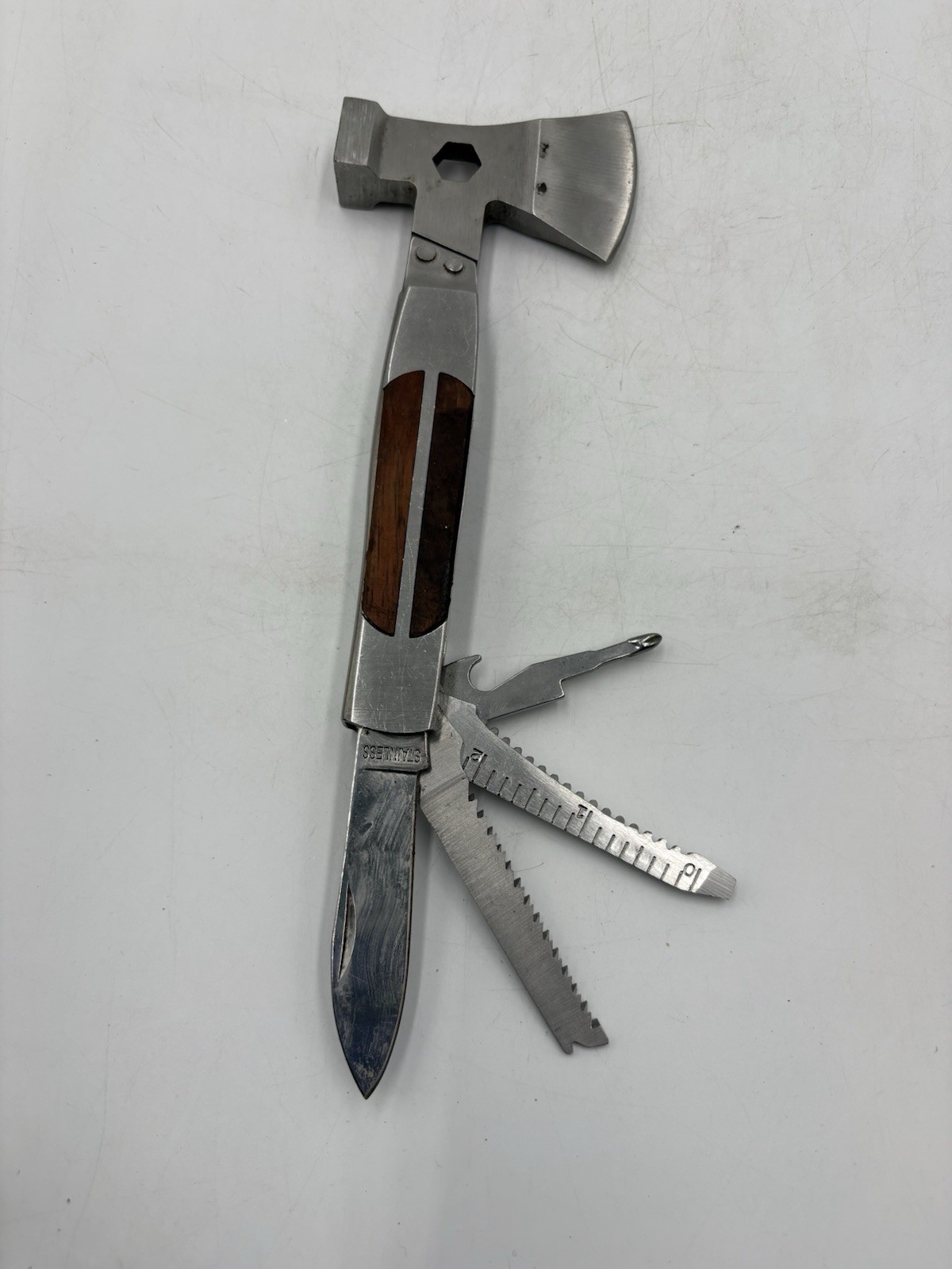 Sheffield Multi-Tool Pair Hammer / Axe – Folding Camping Survival Tools