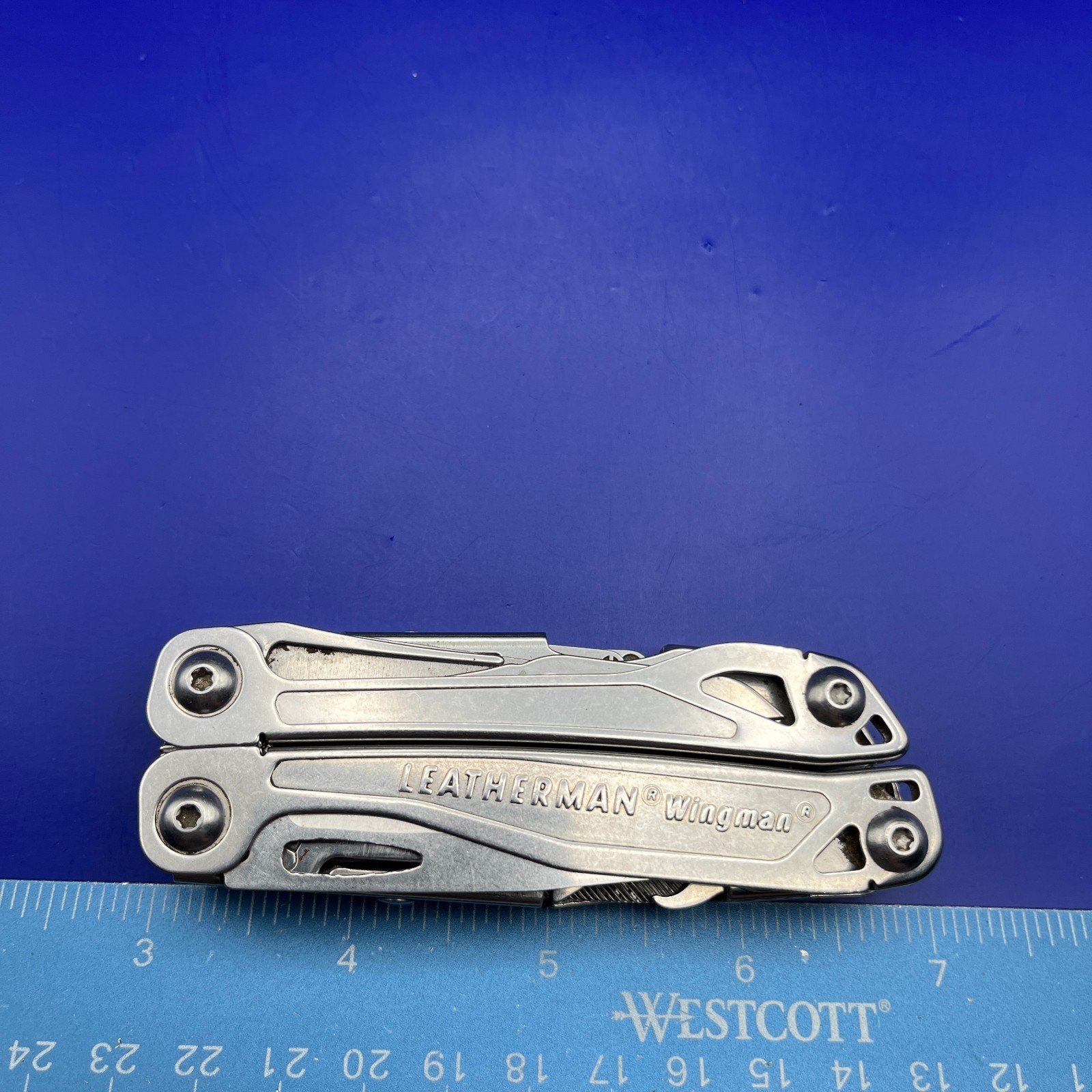 Leatherman Stainless Steel Wingman Multi Tool Scissors Knife Plier