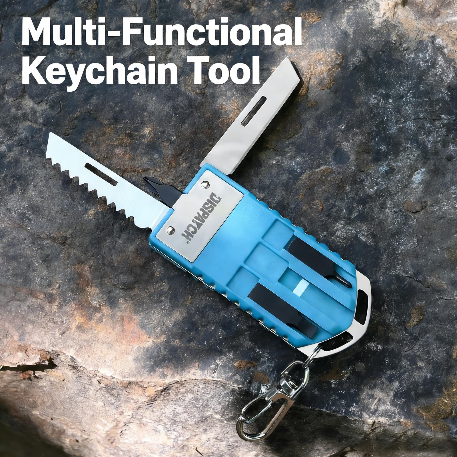 The 5-in-1 Keychain Multi-Tool | EDC Pocket Knife for Quick Fixes, Outdoor Ge…