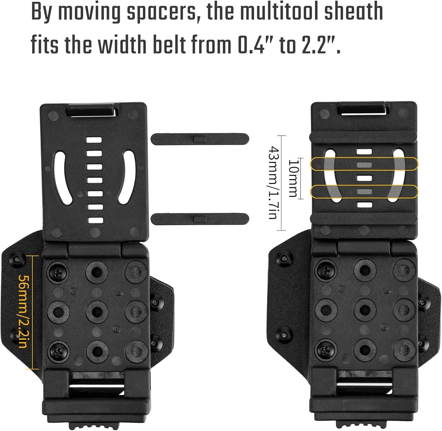 Lightweight TACTICAL GEEK TX1 Multitool Sheath – Perfect for Everyday Carry