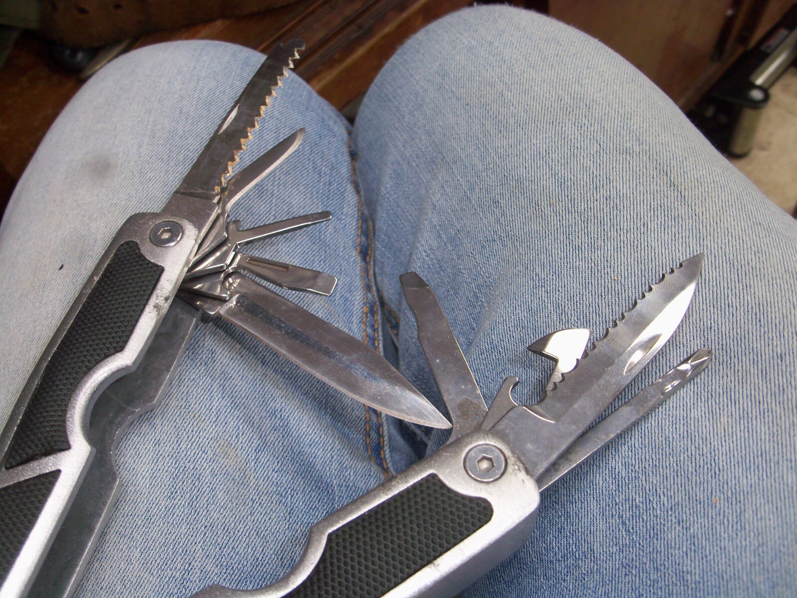 Ozark Trail Multi Tool Outdoor Equipment includes Sheath