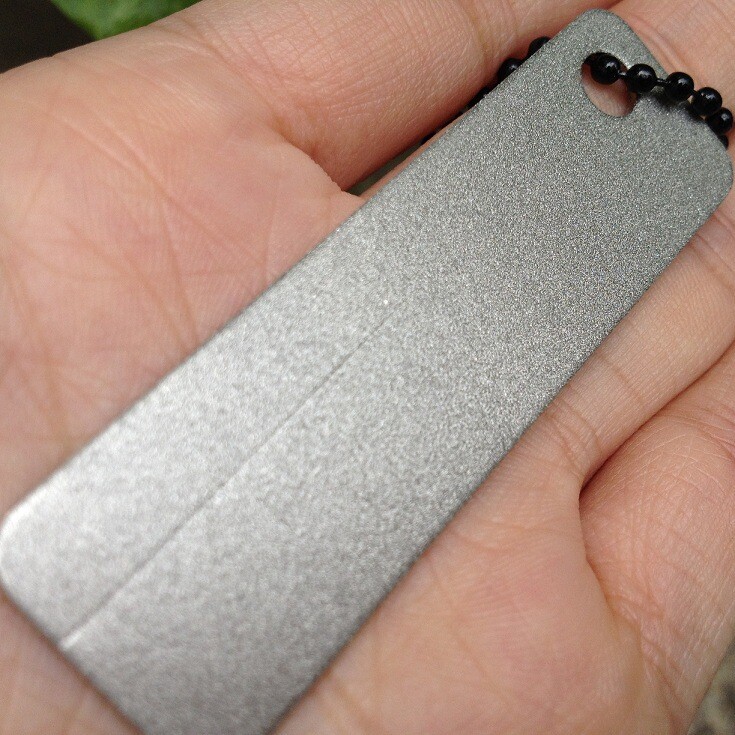 2PCS EDC Mini Portable Sharpener Diamond Sharpening Stone Outdoor Camping Pocket