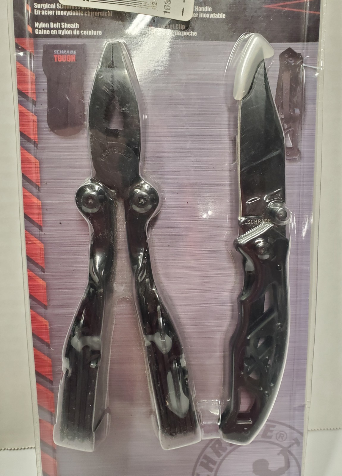 Schrade Tough Combo Multi-Tool&Knife Set●Brand New In Package●Dated 2010●W/Pouch