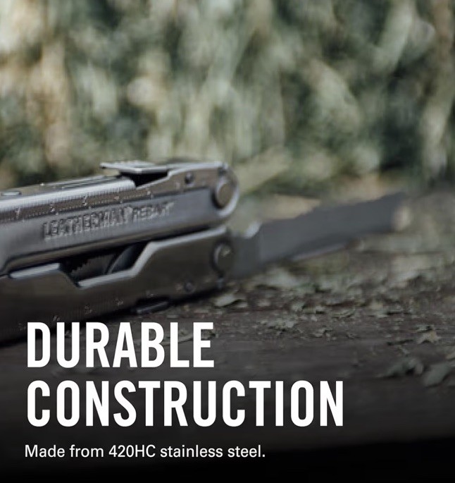 LEATHERMAN Rebar 17-in-1 Multitool W/ Premium Replaceable Wire Cutters & Saw