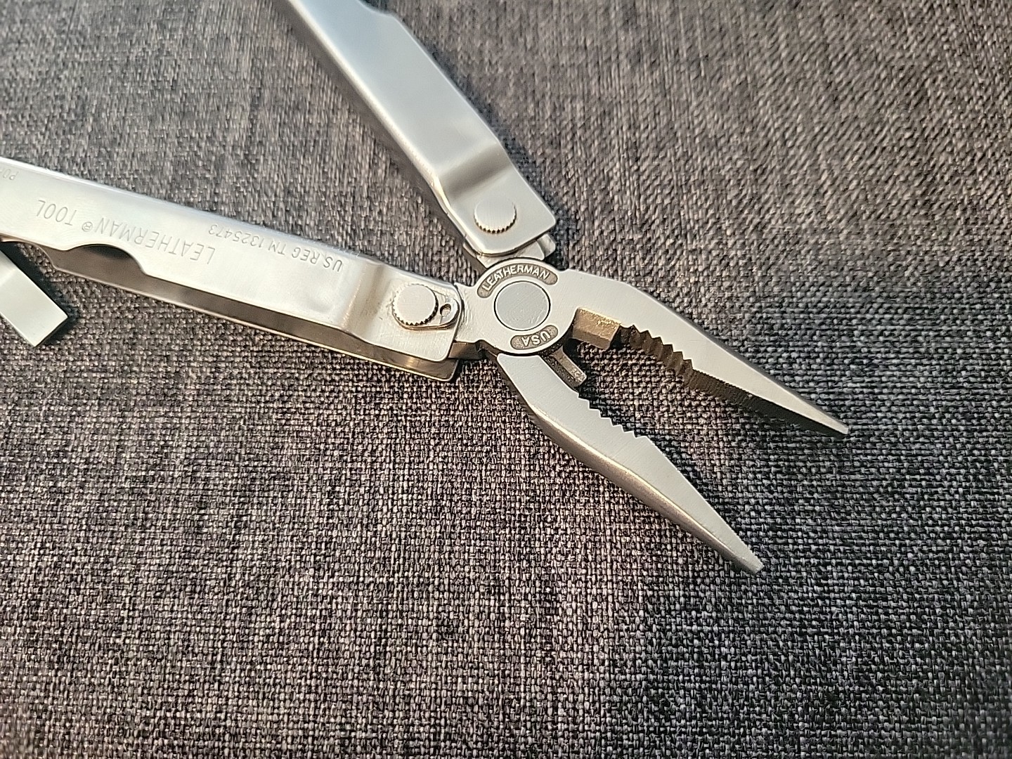 Vintage Original Leatherman Multi-Tool Portland OR TM 1325473 w/ Leather Sheath