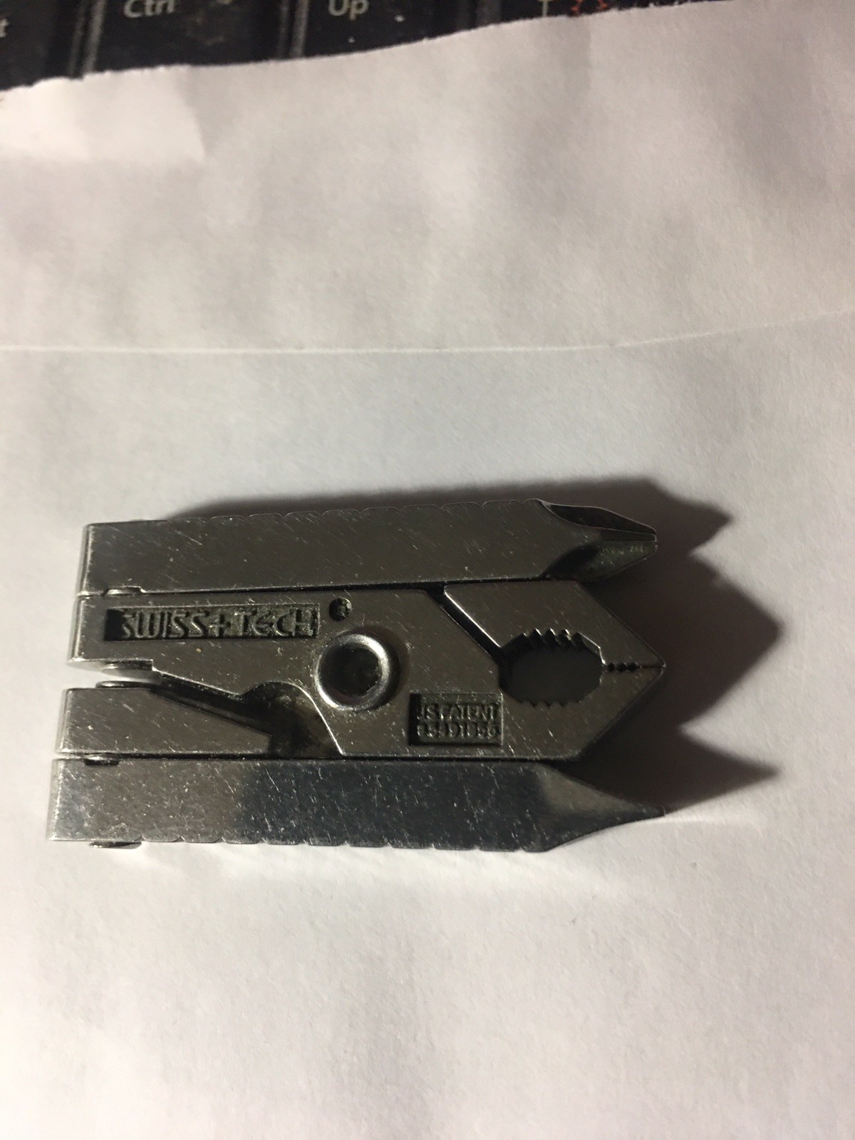 Swiss + Tech Micro-Tech 6-in-1 Multi Tool 1.75″ Folding Pliers Stainless Steel