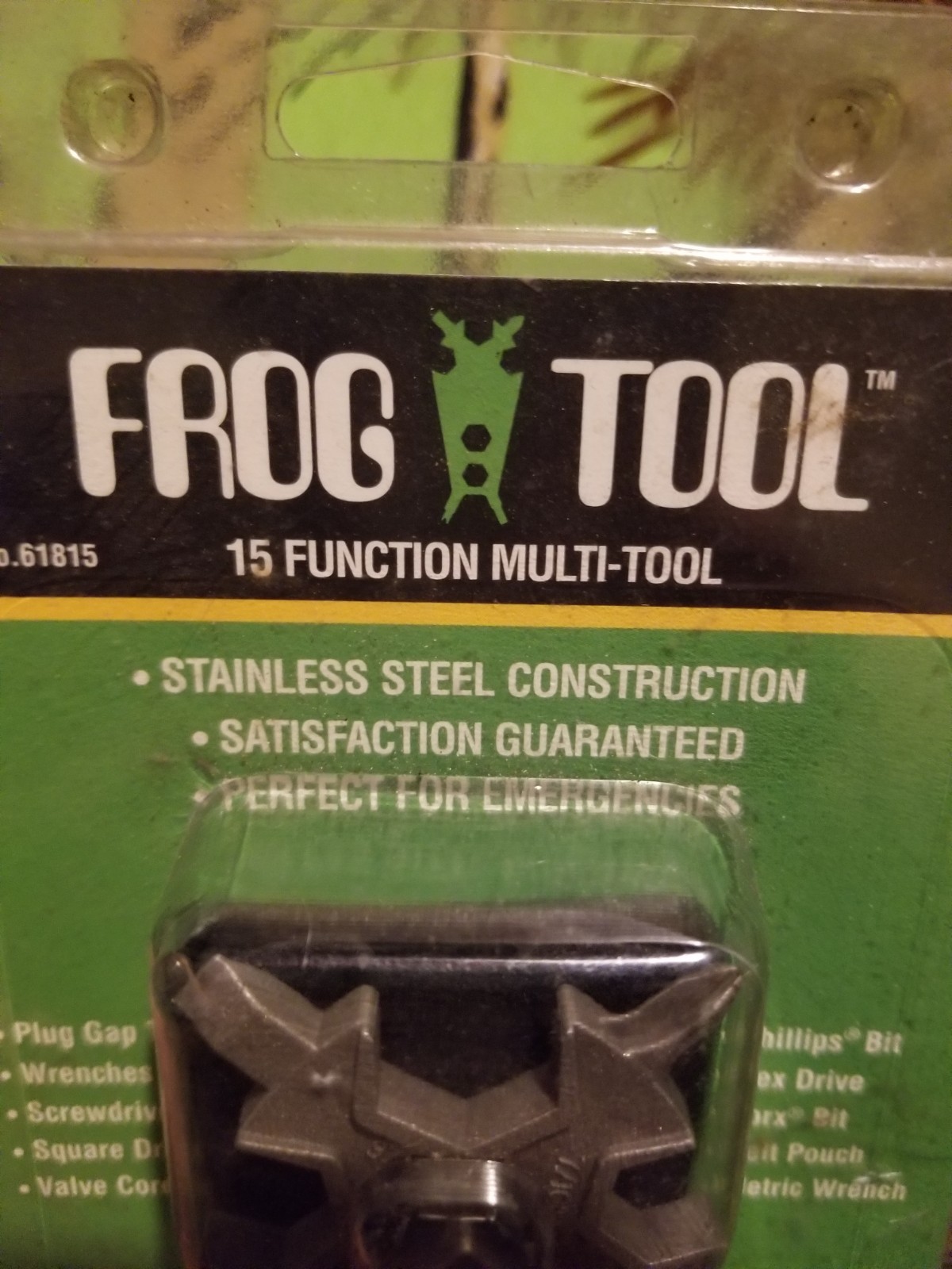 GATCO Frog Tool, a 15-function multi-tool made of stainless steel.