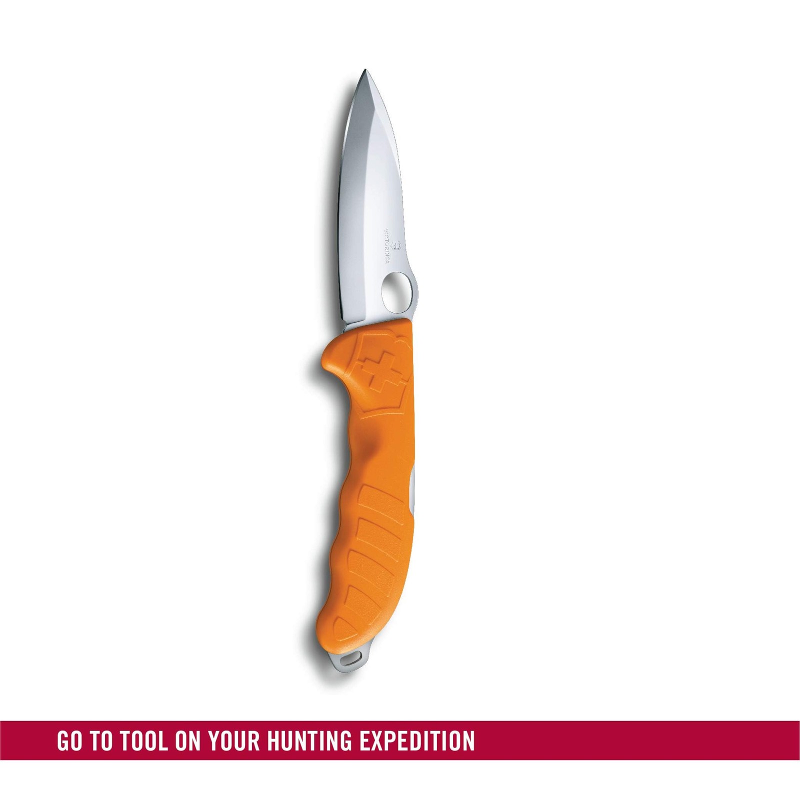 Victorinox Hunter Pro Pocket Knife Lock Blade and Lanyard Hole ‎Orange 0.9411
