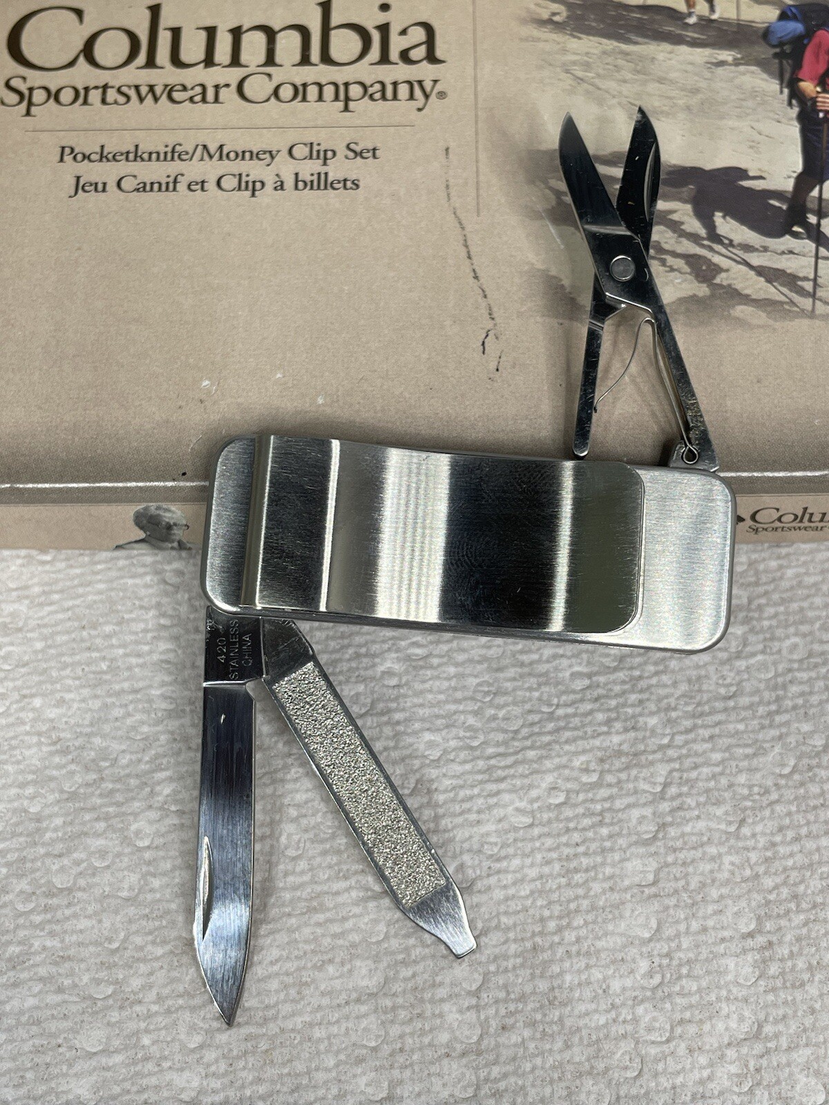 Colombia Knife & Money Clip Multi Tool Gift Set