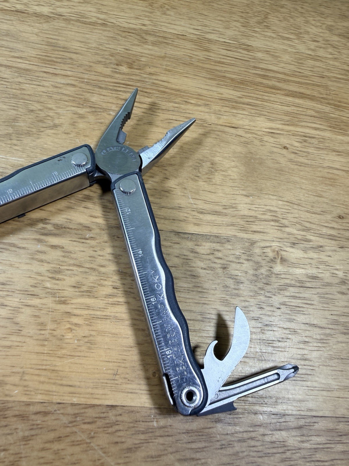 Leatherman Kick Retired Multi-Tool Stainless Steel Pocket Tool w/ Pliers Knife