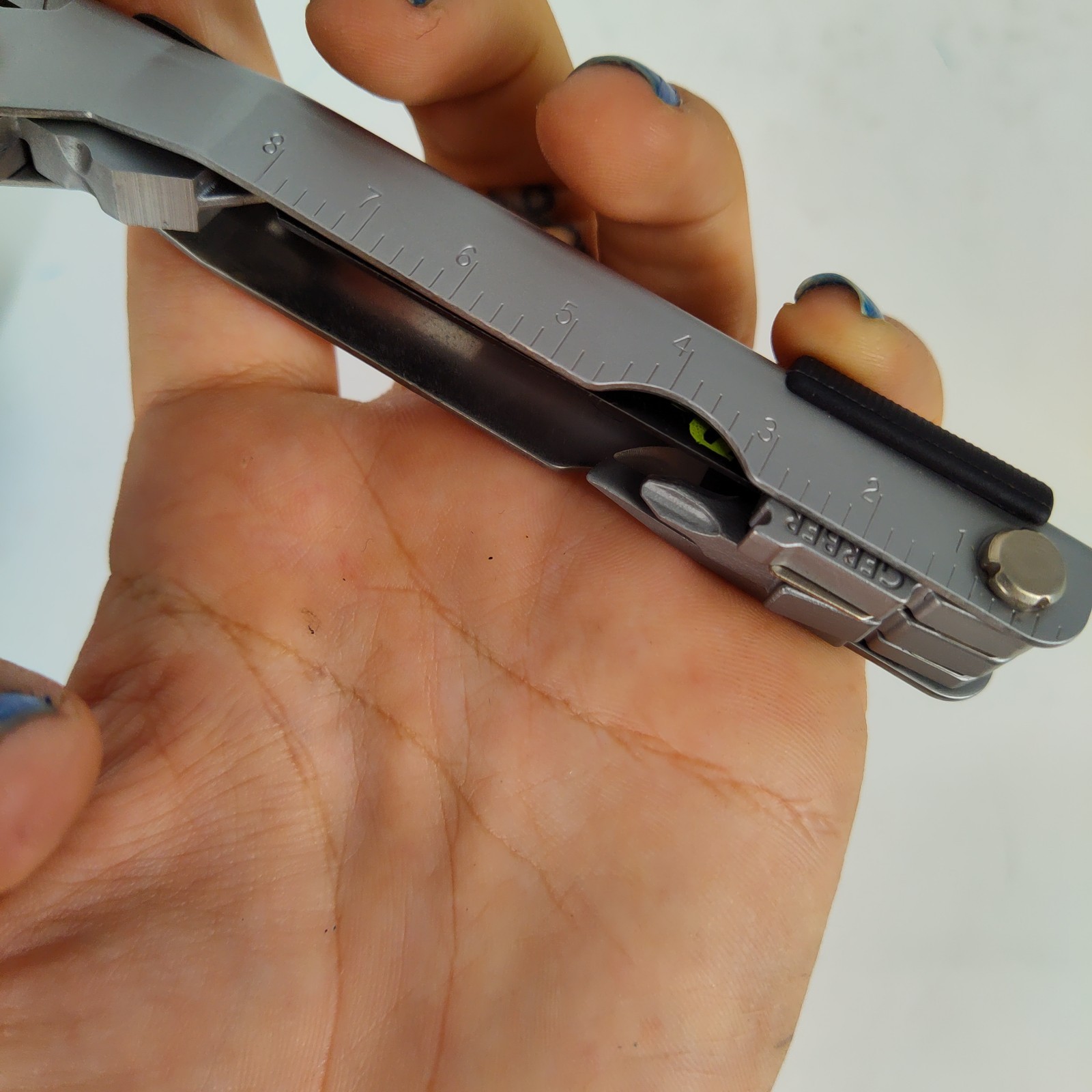 Gerber MP600 Multiplier Tactical Multi-Tool Knife Black Oxide Carbide Cutters
