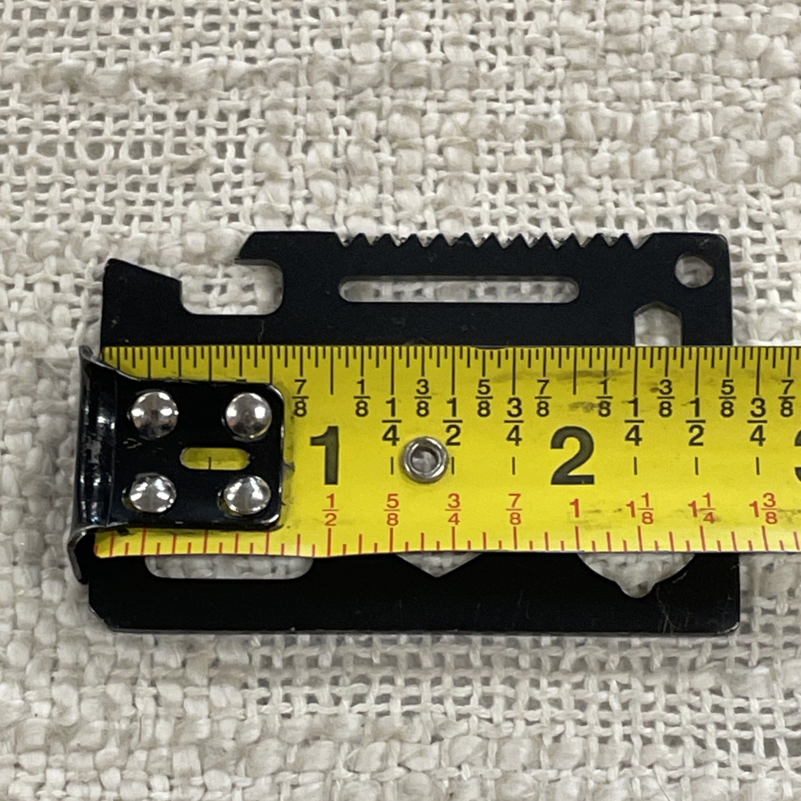 Stainless Steel Small EDC Pocket Sized Survival Camping Credit Card Tool