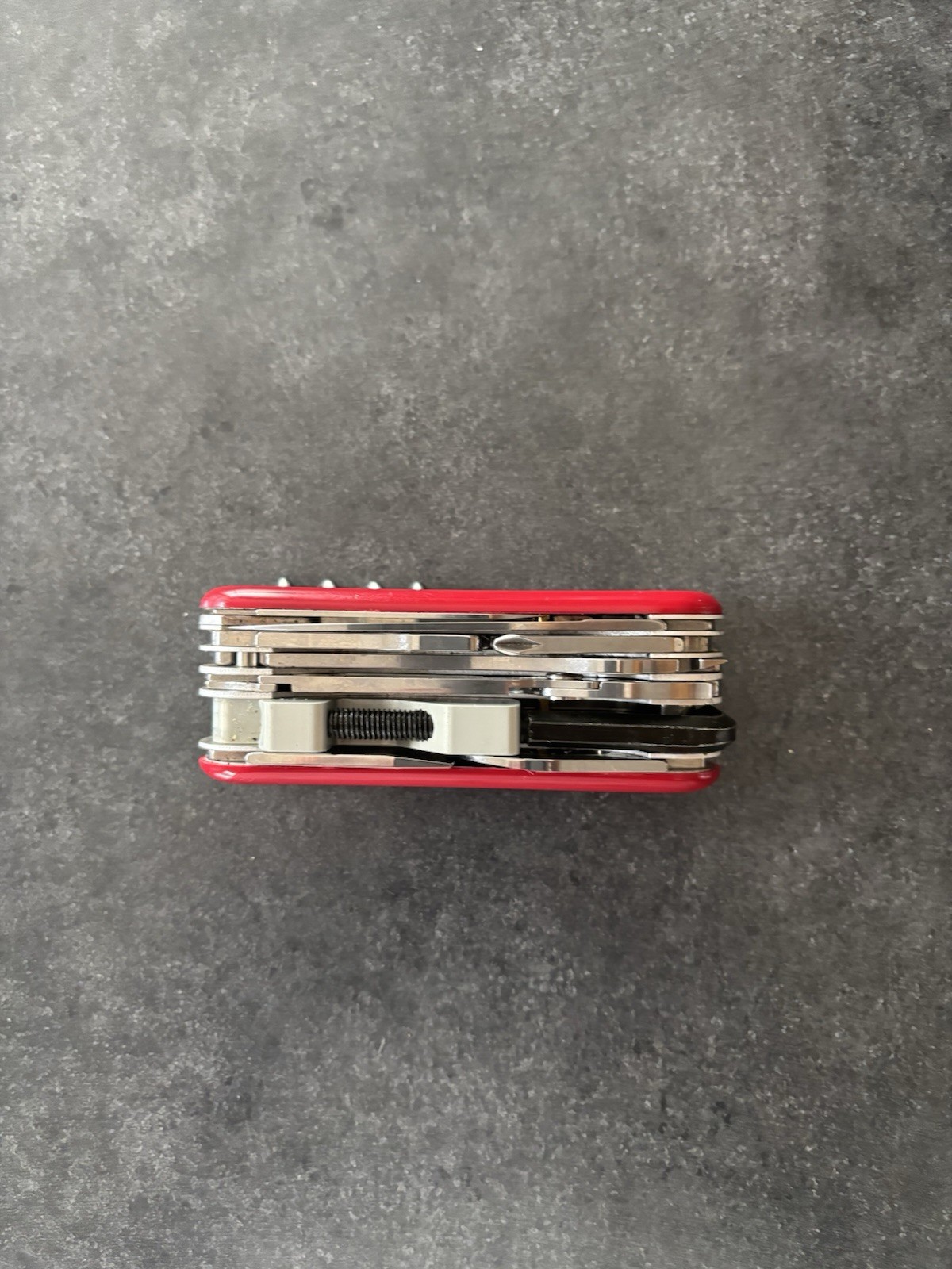 Wenger Red Stainless Bicycle Multi-Tool Knife w/ Pliers Corkscrew Openers