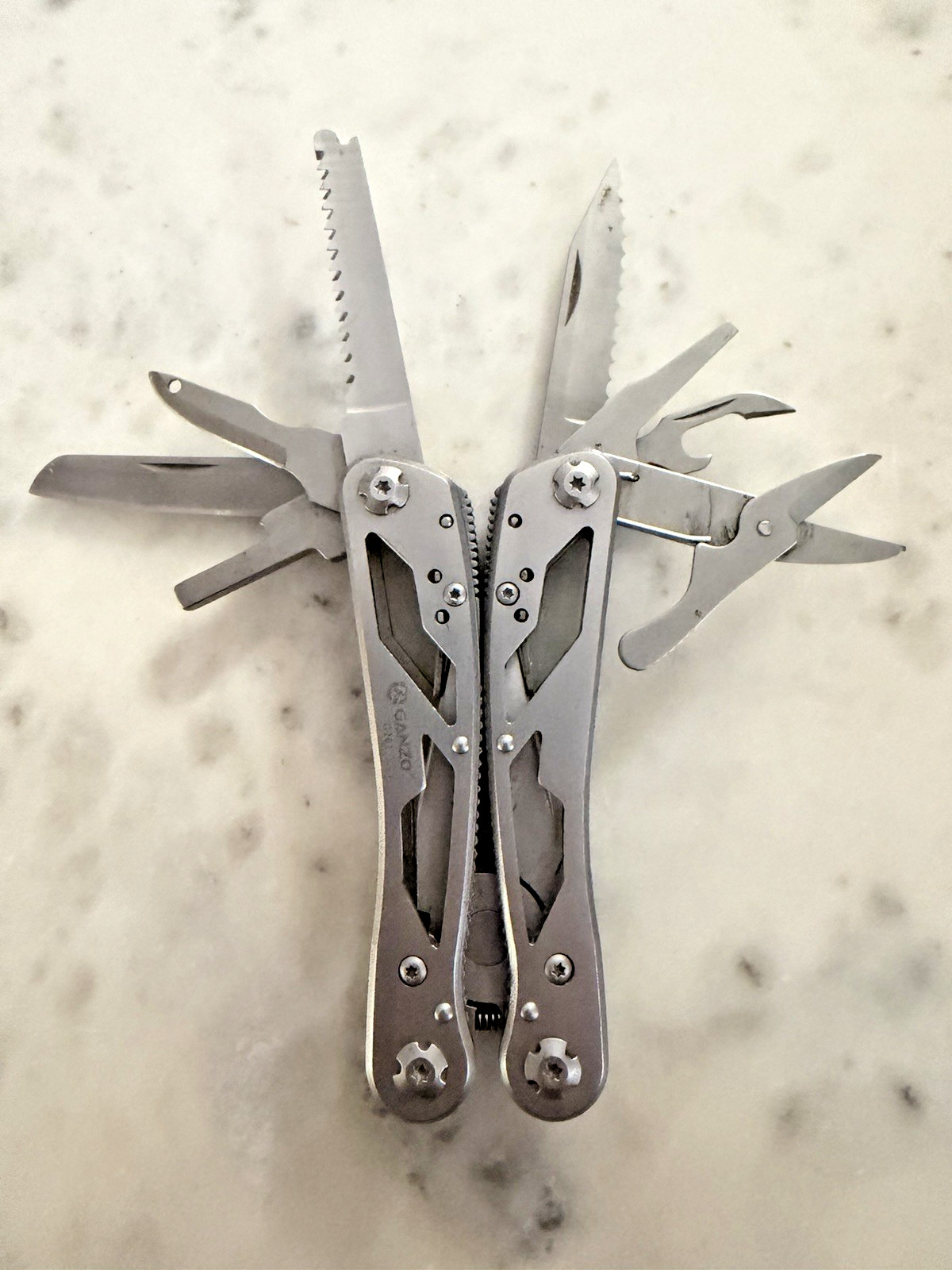 GANZO G202 Multi-Tool Pliers 10-in-1 Multi Tool Pocket Knife Screwdriver No Bits