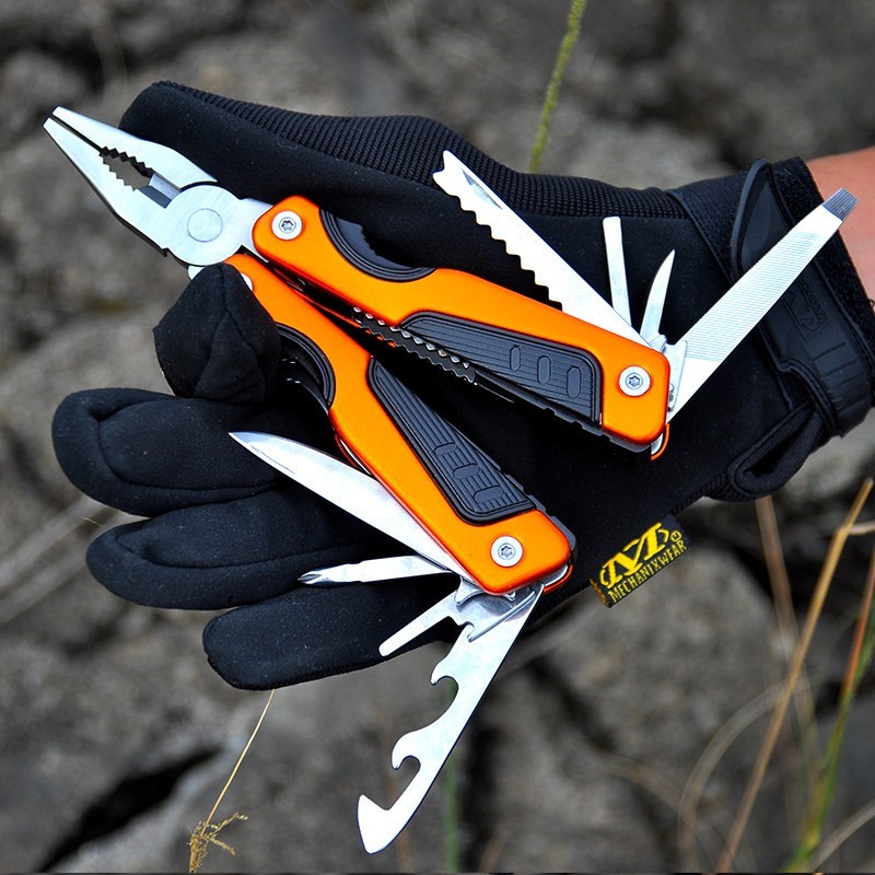 Folding Multitool Pliers with Blade Stainless EDC Pocket Utility Tool