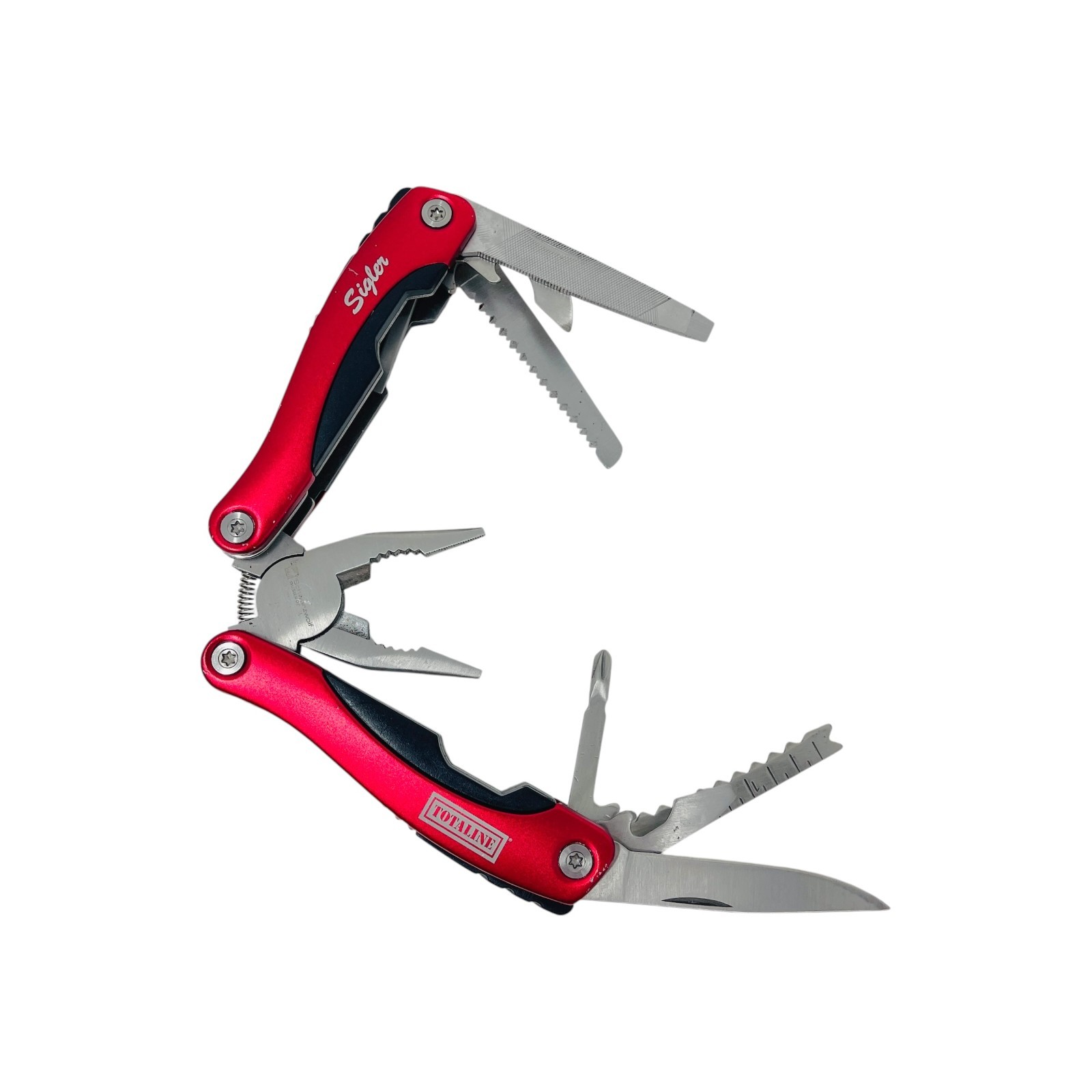 Schwarzwolf Outdoor & Mixed Brands Multi Tool Pliers Lot Red Anodized, 3 Pcs