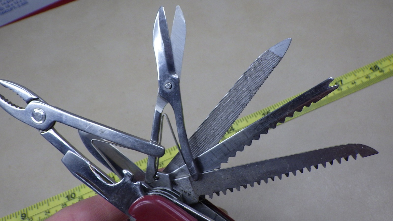 Vintage Diamond Superior Multi Tool Pocket Knife Swiss Army Style w/ Screwdriver
