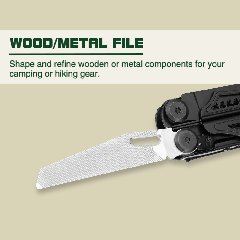 MOSSY OAK 19-in-1 Stainless Steel Multi Tool Folding Pocket Plier Survival Tools