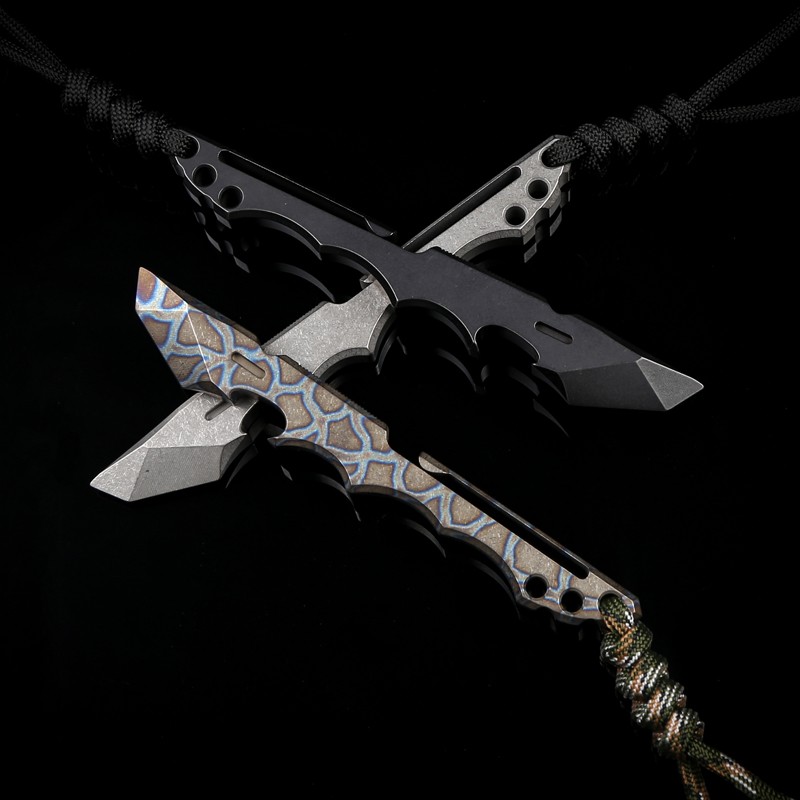 TC4 Titanium alloy Pry Bar with Clip Multi Tool for Outdoor Portable