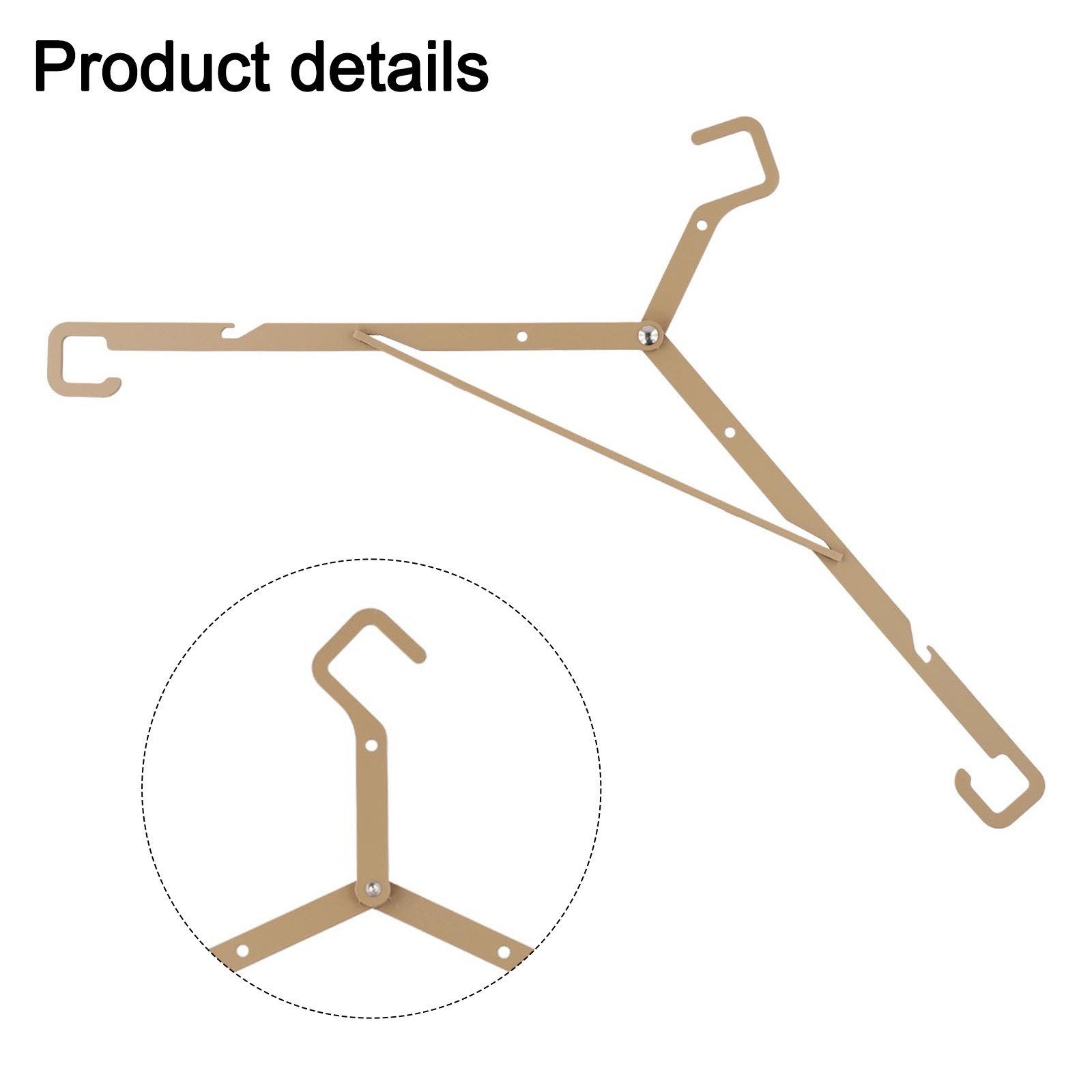 Sturdy and Portable Iron Clothes Drying Rack for All Outdoor Activities