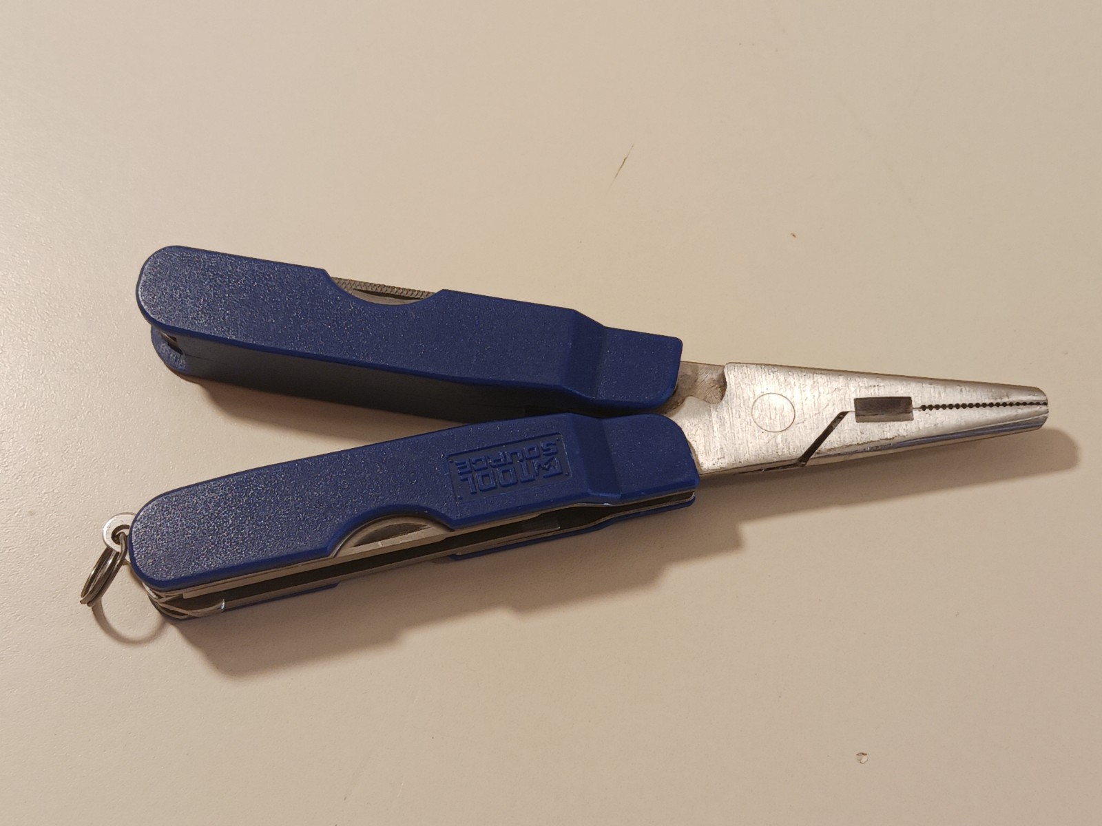 Tool Source 7-in-1 Mini Multi-Tool Pliers Knife Screwdriver File Bottle Opener