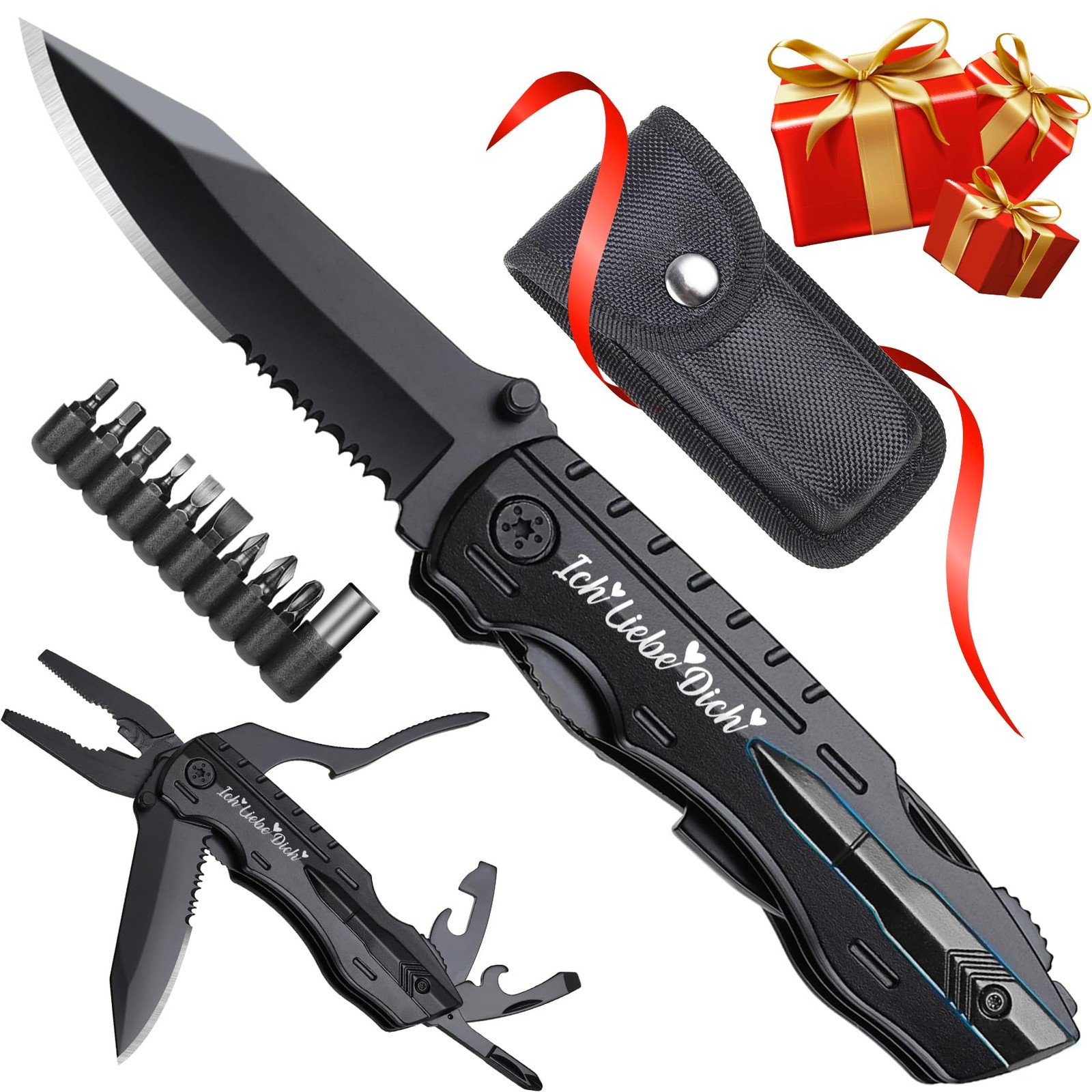 Gift For Him Men Boyfriend Anniversary, Multitool Tool Pocket Knife, O…