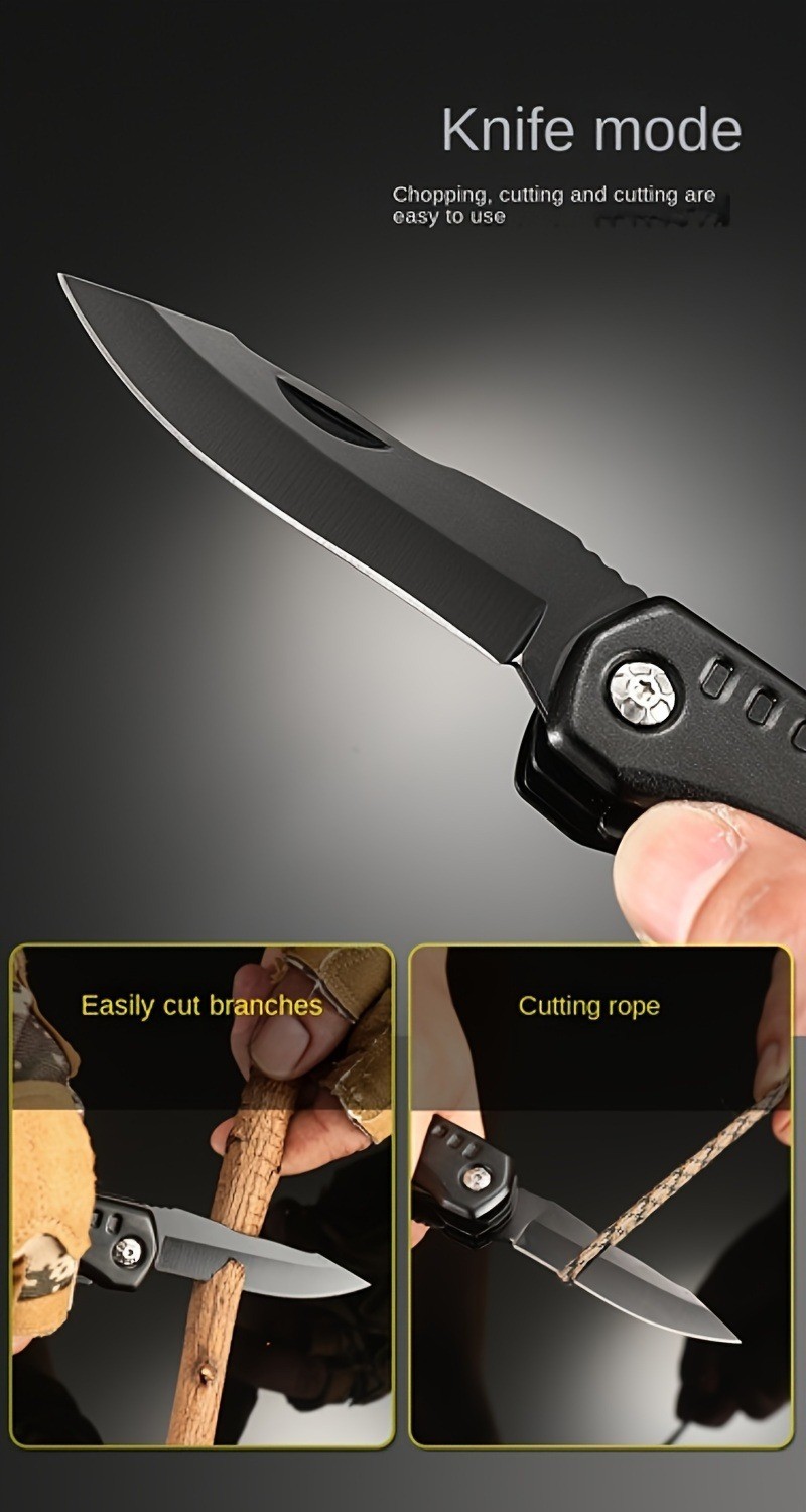Outdoor Multi-Tool Hammer Wrench Emergency Escape Camping Folding Pliers