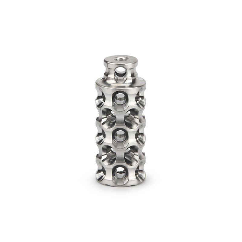 Hollow Out Multihole Titan Alloy Beads DIY Pendant Paracord Bead Accessories