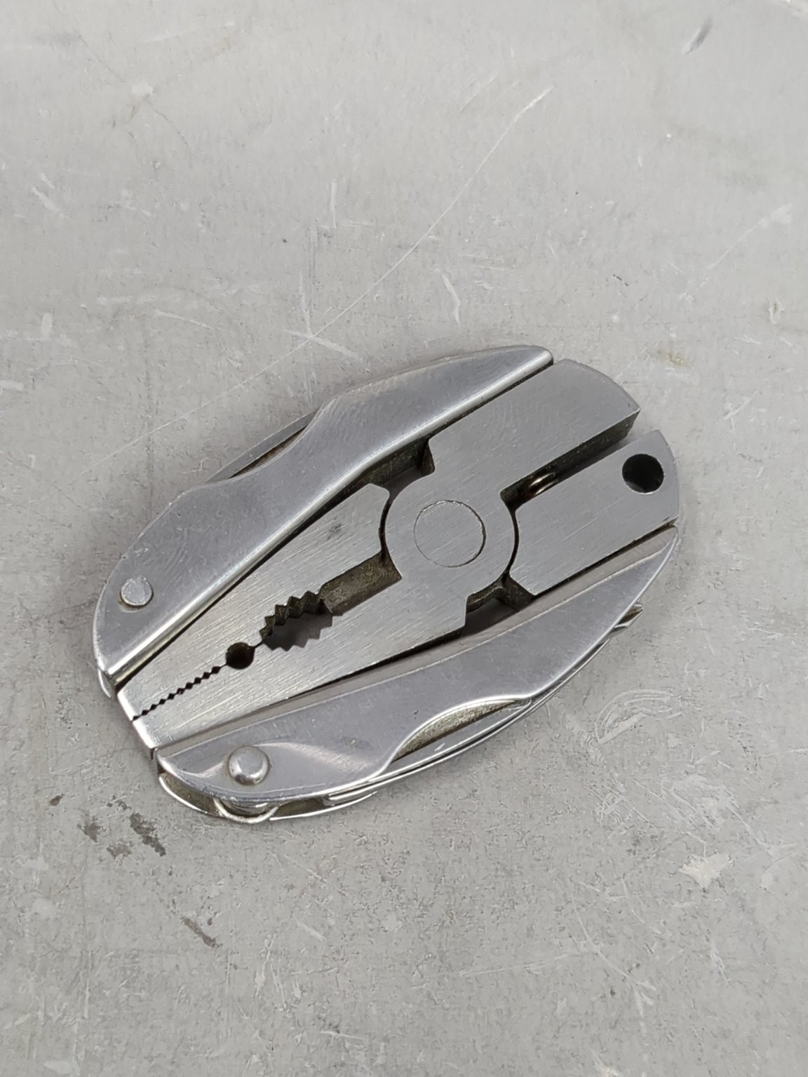 Mini Stainless Steel Multi-Tool Pliers Compact Camping Hiking Tool