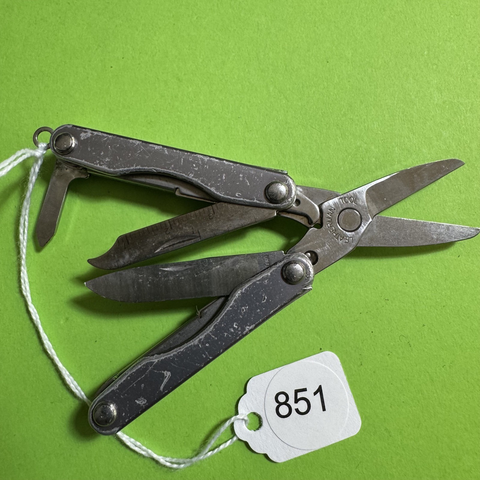 Leatherman Squirt S4 Multi-Tool Scissor Pocket Knife EDC Grey Stainless #851