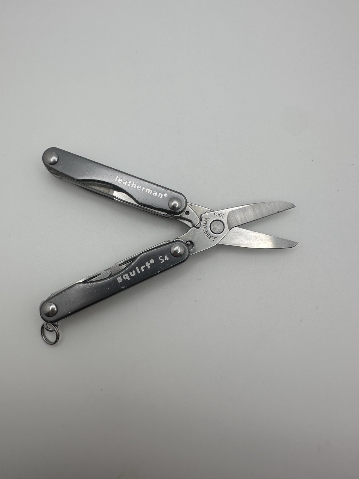 Leatherman Squirt S4 Multi-Tool Scissor Pocket Knife EDC Grey Stainless