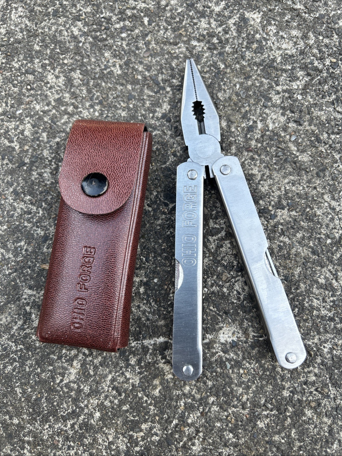 Ohio Forge Stainless Steel Multi Tool. With Case. Made In China