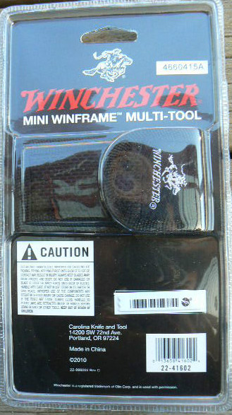 Winchester Licensed Mini Lightweight Winframe Multi tool 41602 + Free Sheath