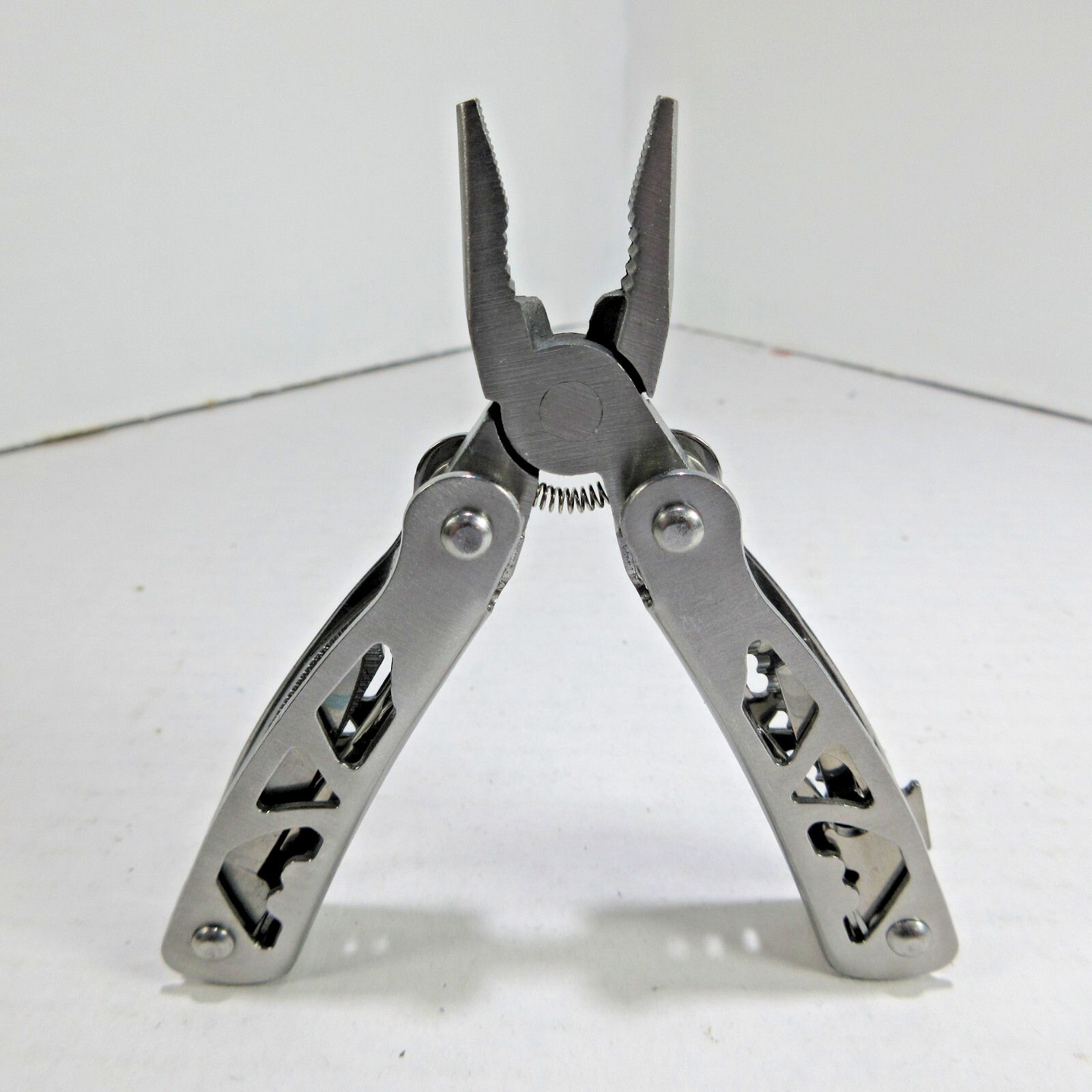 MULTI-TOOL 10-n-1 Stainless Steel with 10 Tools & Nylon Carry Pouch New