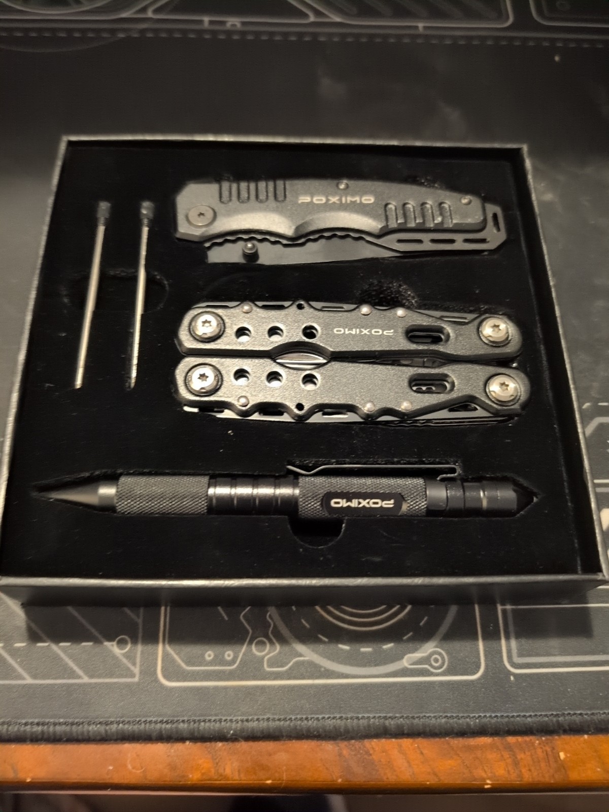 Multi Tool Set for Men 3-In-1 EDC Survival Kit Multi Tool, Knife, Pen Brand New
