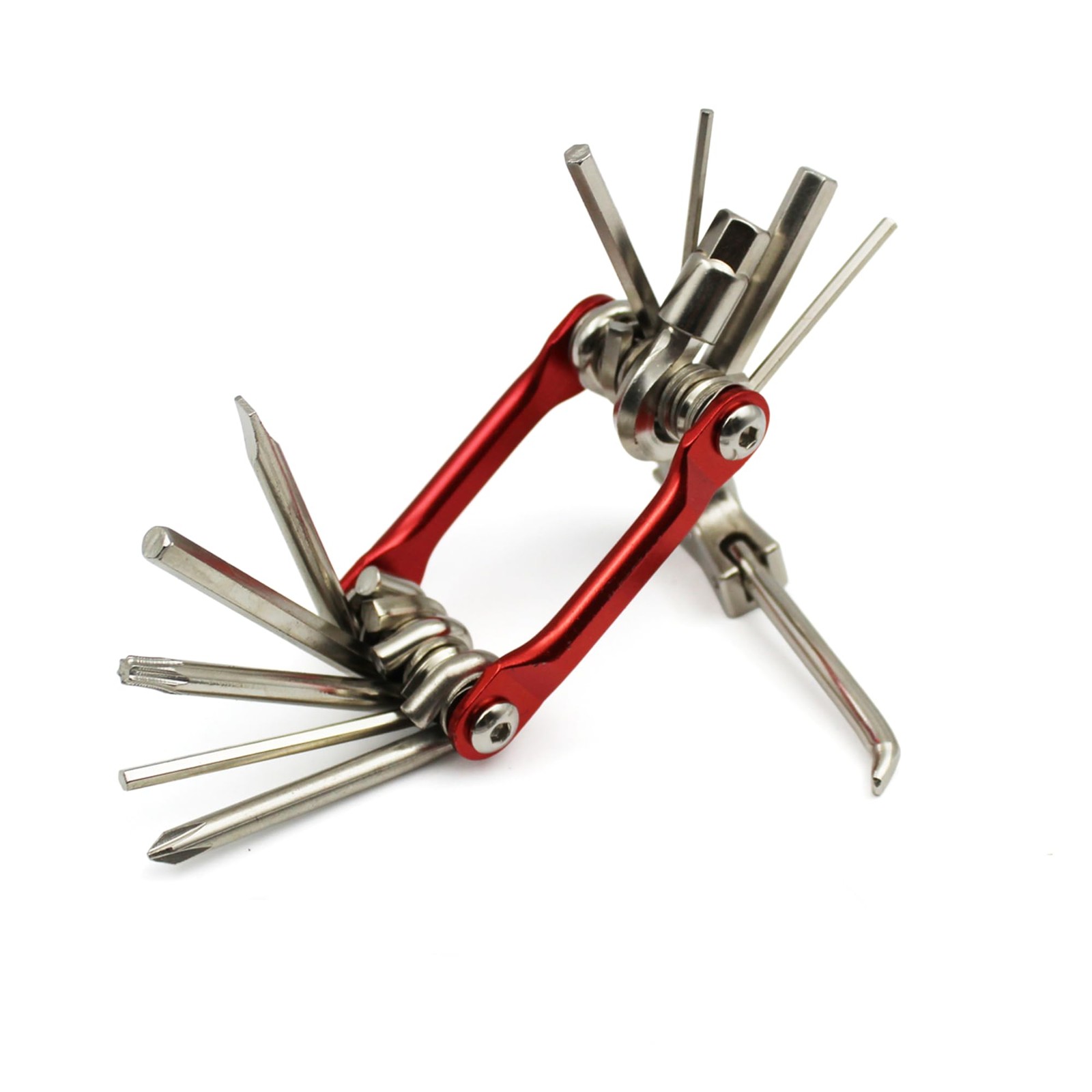 10-in-1 Bike Multi Tool – Compact Bicycle Repair Kit w/Chain Breaker, Allen W…