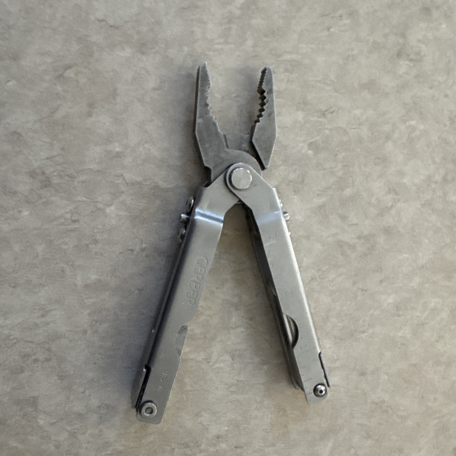 Vintage Gerber Multi Tool USA Blunt Nose Pliers Pat. 5142721 5212844 Stainless