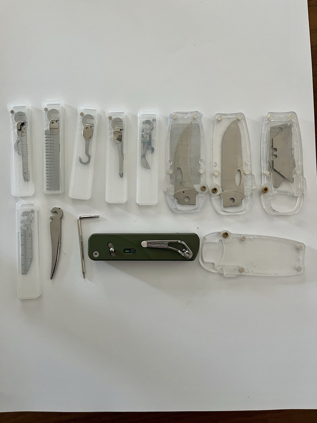 Roxon Flex Shears – Signature Flex System with extra blades and implements