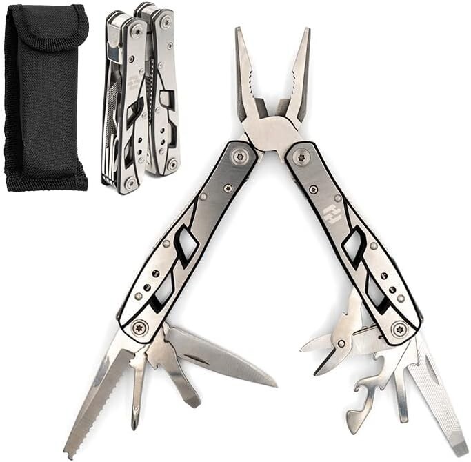 Multitool Plier – 12 In 1 Stainless Steel Pocket Multi Tool With Durable Sheath