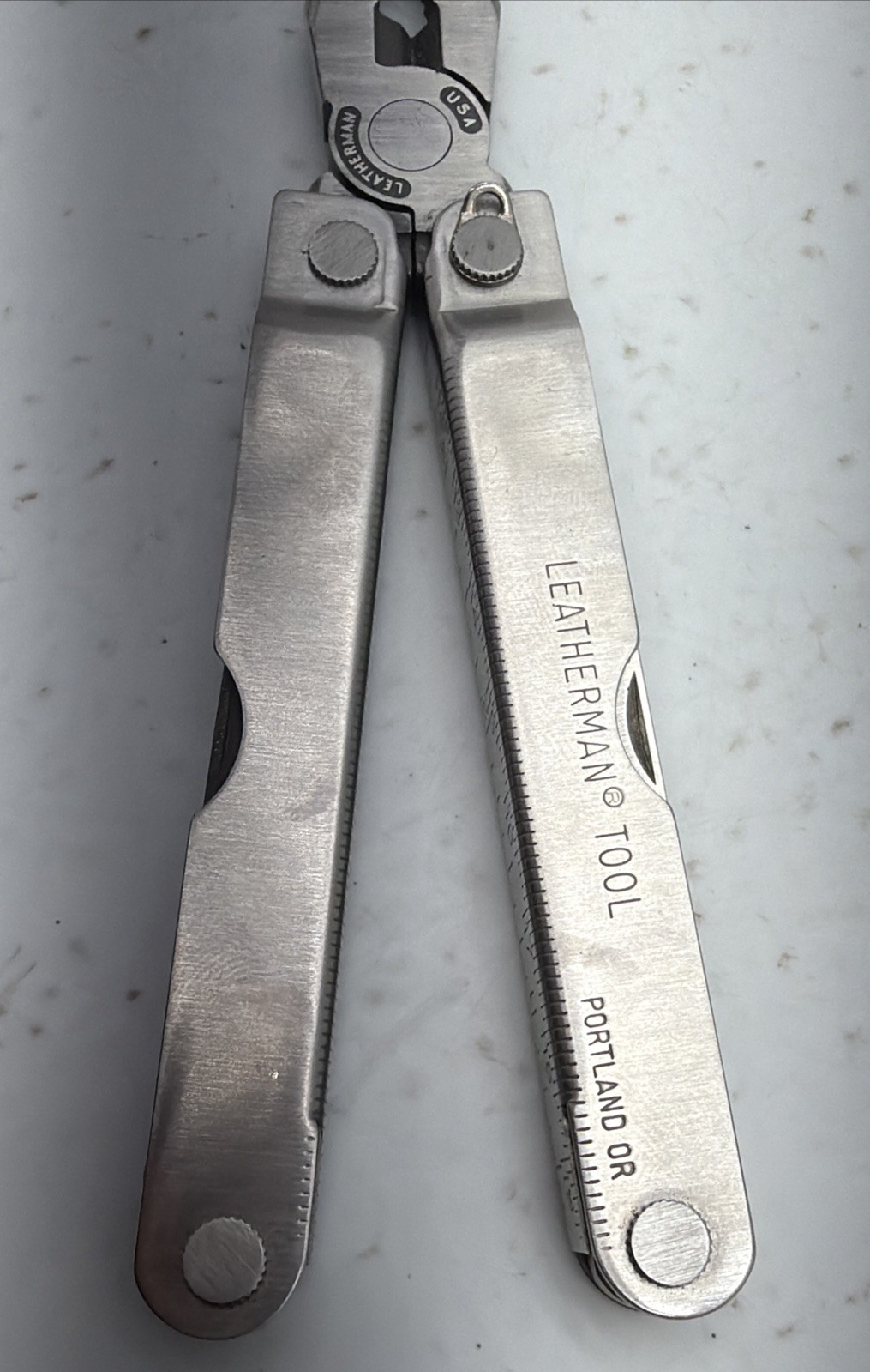Vintage LEATHERMAN MULTI TOOL With Leather Sheath Holder Portland Oregon USA
