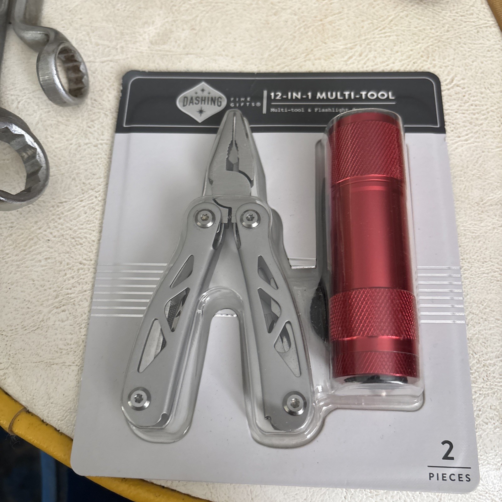 Dashing 12 In 1 Multi Tool With Red Flashlight