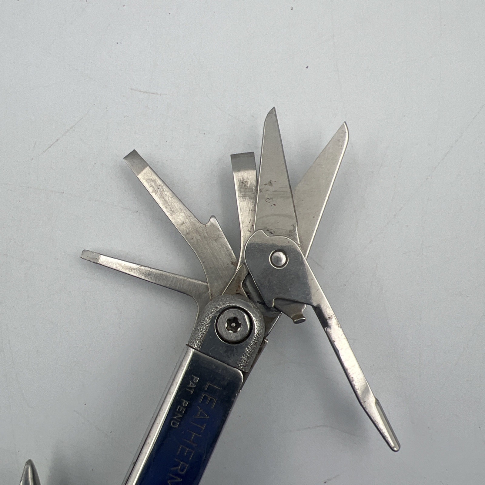 Vintage LEATHERMAN WAVE Pat.Pending Original Multi Tool with leather sheath