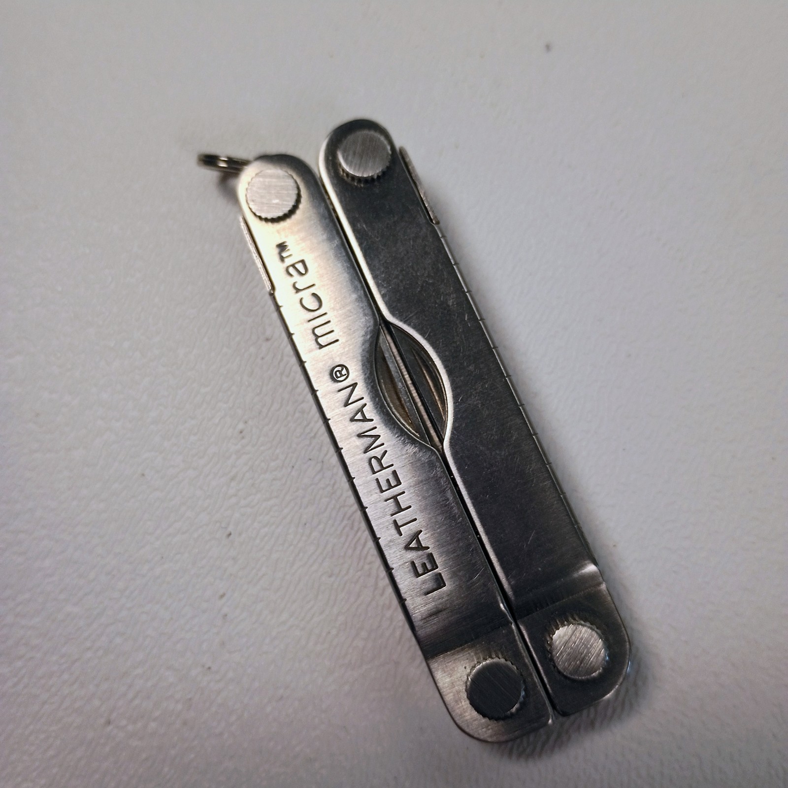 Leatherman Micra + 100% GENUINE Made in USA Exc. Condition Patent Pend Keychain