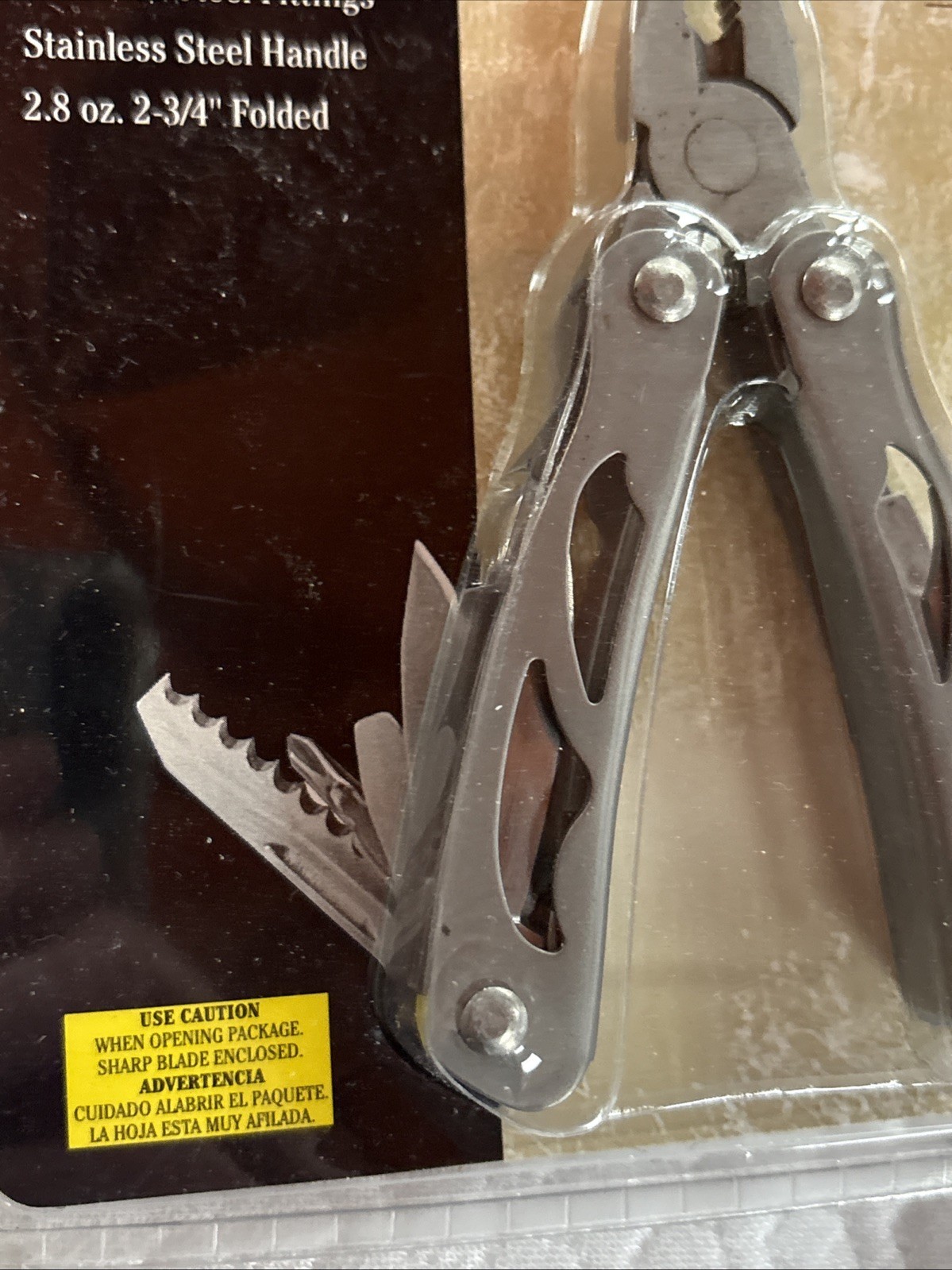 Sheffield 12-in-1 Multi-Tool – New, Sealed on Card. Includes Carrying Case.