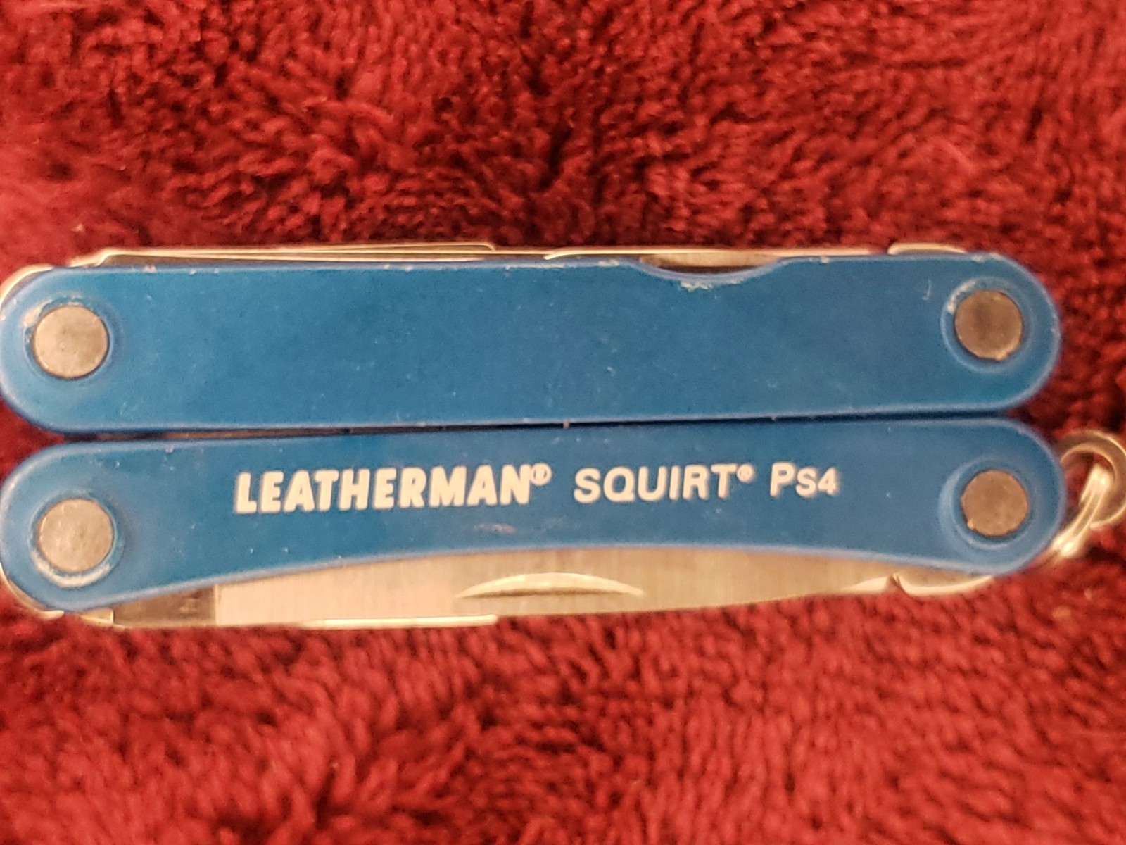 🔪🔪 Leatherman Squirt PS4 Multi-Tool Blue Keychain