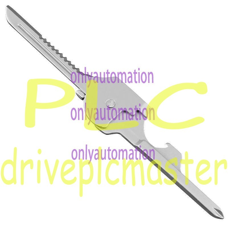 6-in-1 Utili Key Tool Keyring Keychain Multifunction Stainless Steel 1Pcs New
