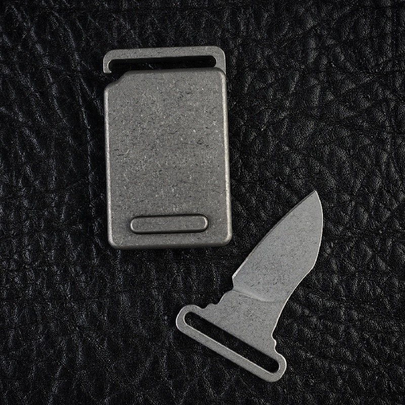 Titanium alloy Belt buckle EDC Portable Tool for Survival Suitable for 25mm belt