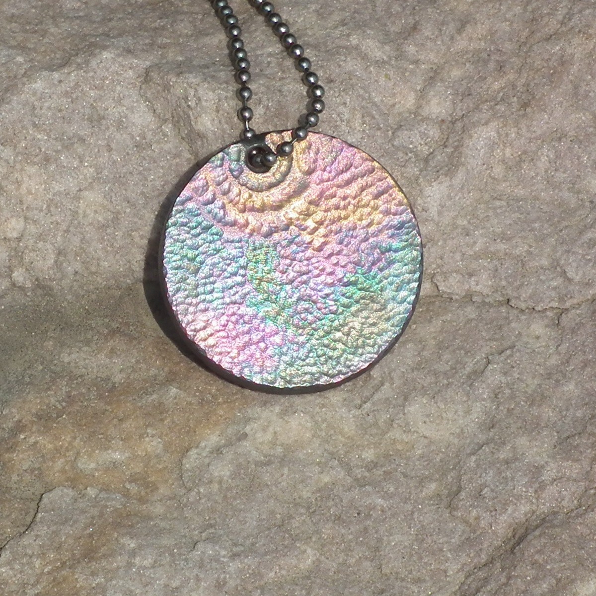 EDC dent vein necklace ornament fell pendant