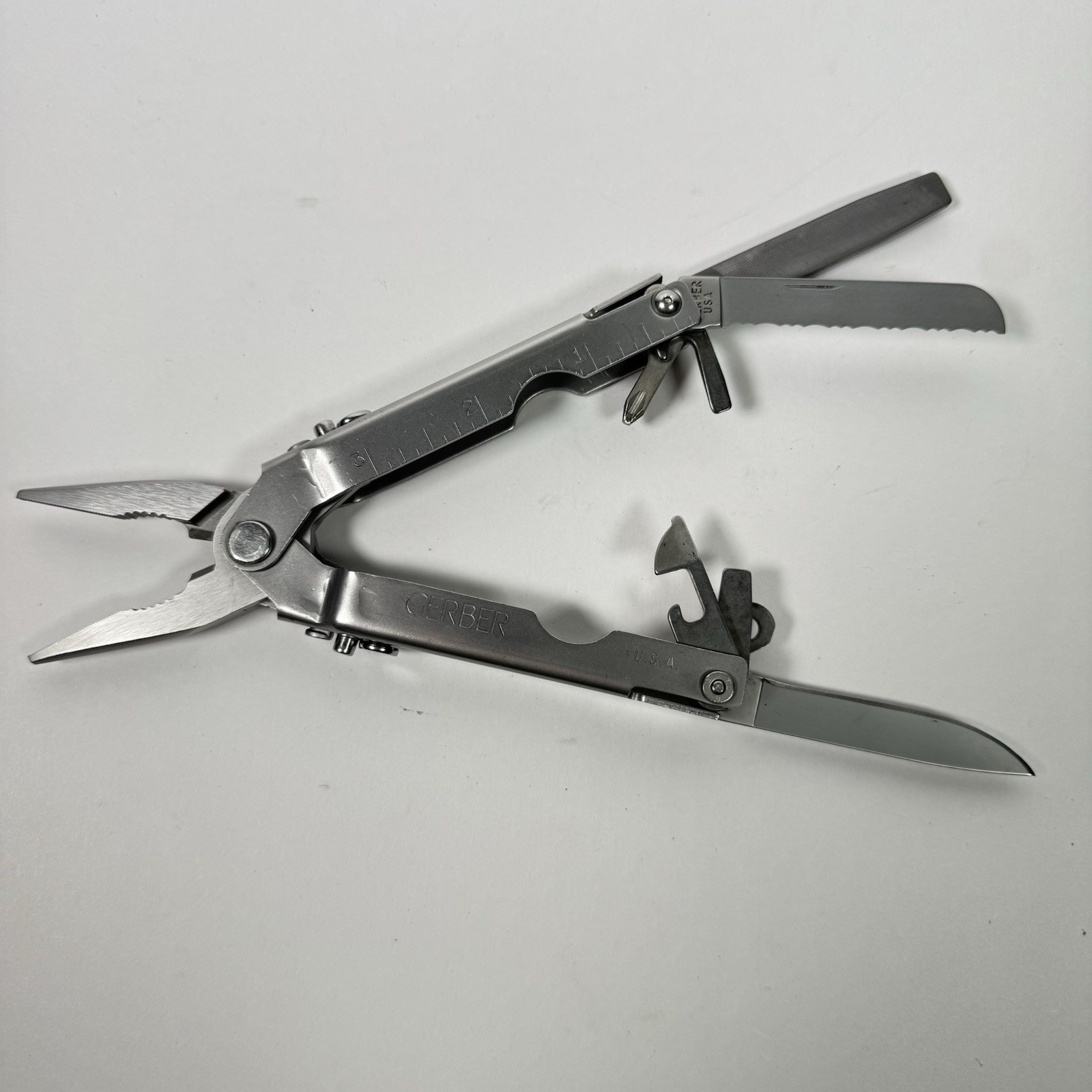 Gerber Multi Tool Patent 5142721/5142844 Nice USA Vtg