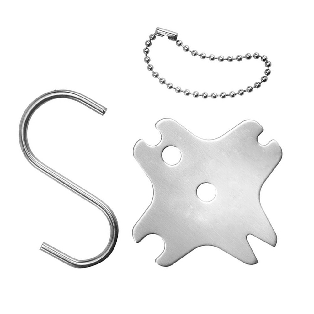 Camping Stainless Steel Grill Scraper Grill Scraper Tool Corrosion-resistant